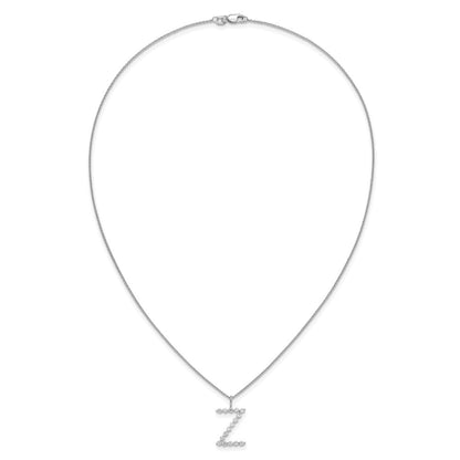 True Origin Lab Grown Diamond VS+ F+ Complete Alphabet Z Pendant Necklace