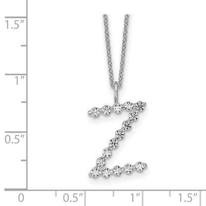 True Origin Lab Grown Diamond VS+ F+ Complete Alphabet Z Pendant Necklace