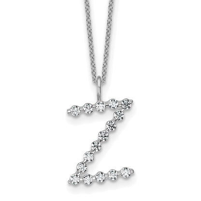 True Origin Lab Grown Diamond VS+ F+ Complete Alphabet Z Pendant Necklace