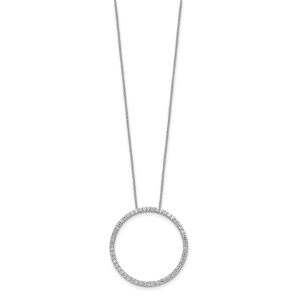 True Origin Lab Grown Diamond VS+ F+ Complete 18 in Eternity Pendant Necklace