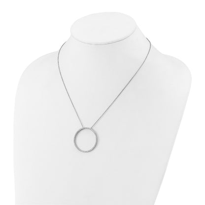 True Origin Lab Grown Diamond VS+ F+ Complete 18 in Eternity Pendant Necklace