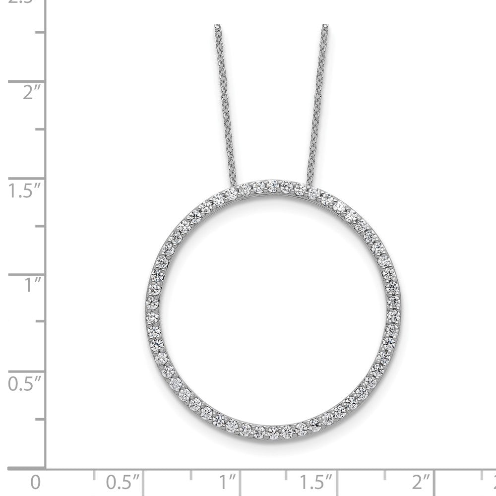 True Origin Lab Grown Diamond VS+ F+ Complete 18 in Eternity Pendant Necklace
