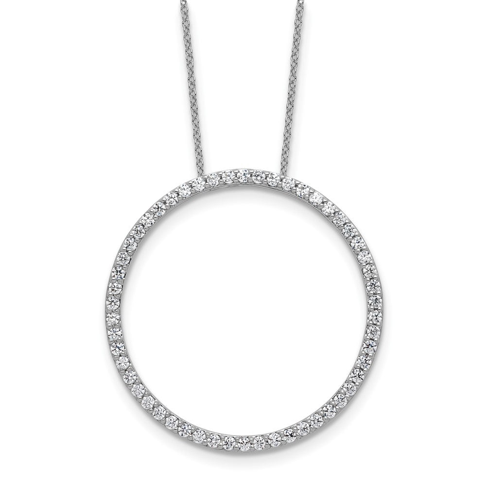 True Origin Lab Grown Diamond VS+ F+ Complete 18 in Eternity Pendant Necklace