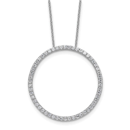 True Origin Lab Grown Diamond VS+ F+ Complete 18 in Eternity Pendant Necklace