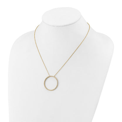 True Origin Lab Grown Diamond VS+ F+ Complete 18 in Eternity Pendant Necklace
