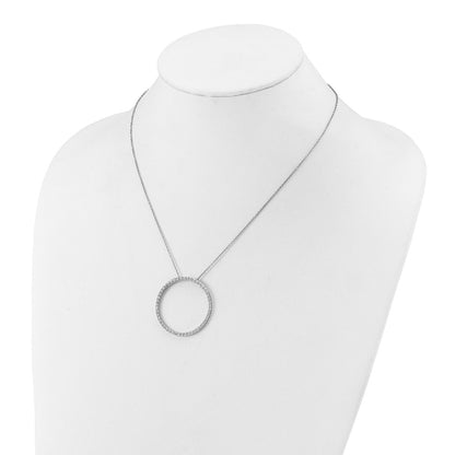 True Origin Lab Grown Diamond VS+ F+ Complete 18 in Eternity Pendant Necklace
