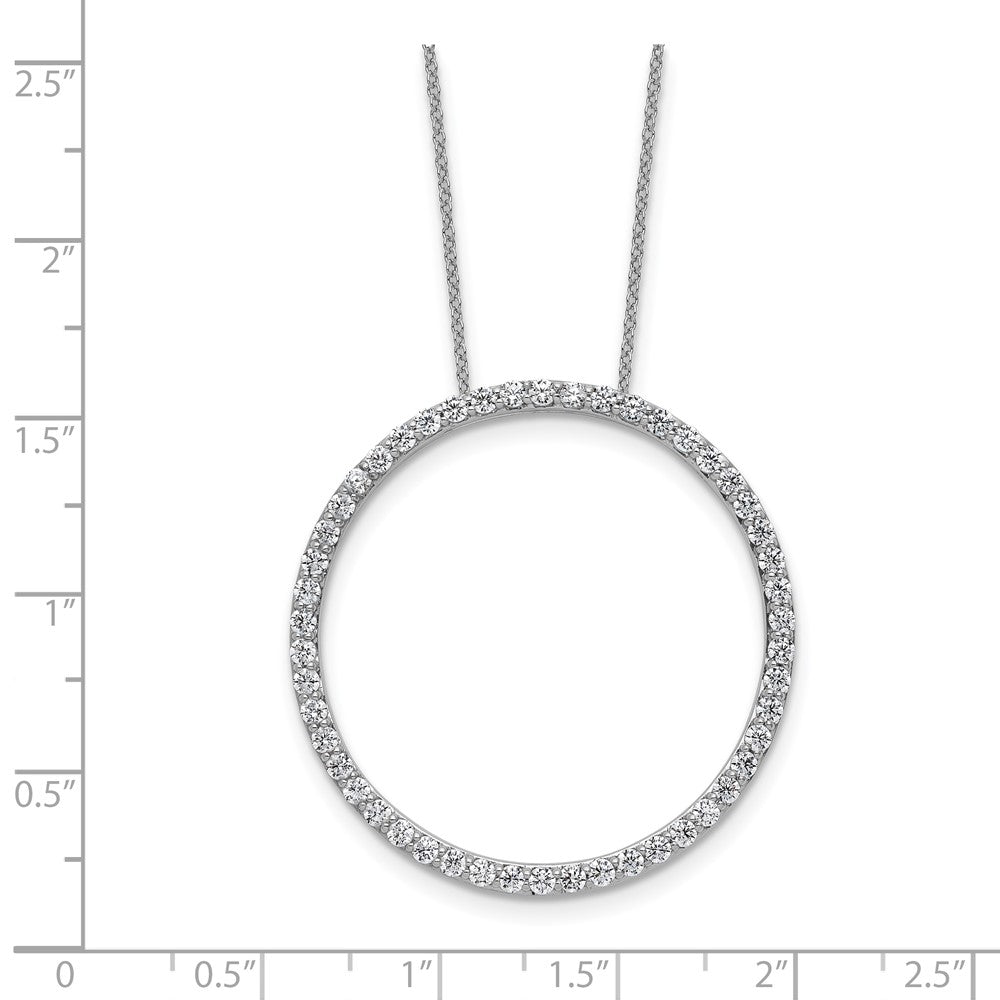 True Origin Lab Grown Diamond VS+ F+ Complete 18 in Eternity Pendant Necklace