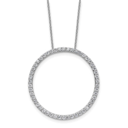 True Origin Lab Grown Diamond VS+ F+ Complete 18 in Eternity Pendant Necklace