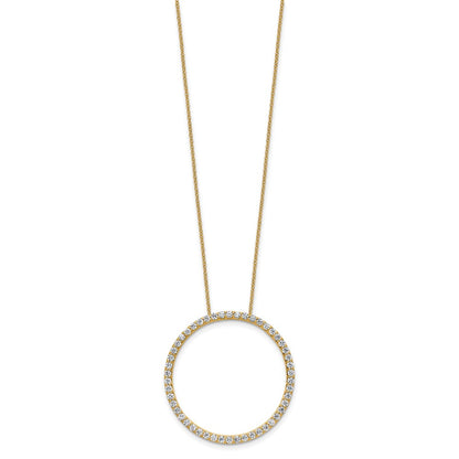 True Origin Lab Grown Diamond VS+ F+ Complete 18 in Eternity Pendant Necklace