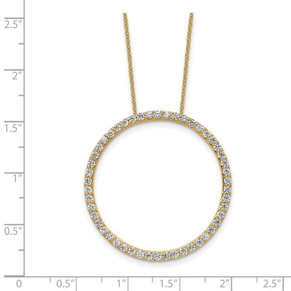 True Origin Lab Grown Diamond VS+ F+ Complete 18 in Eternity Pendant Necklace