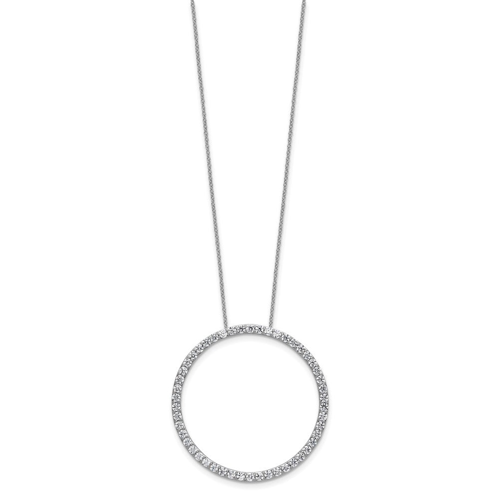 True Origin Lab Grown Diamond VS+ F+ Complete 18 in Eternity Pendant Necklace