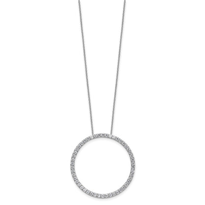 True Origin Lab Grown Diamond VS+ F+ Complete 18 in Eternity Pendant Necklace