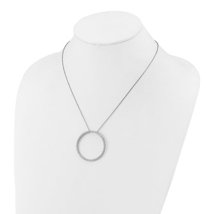 True Origin Lab Grown Diamond VS+ F+ Complete 18 in Eternity Pendant Necklace