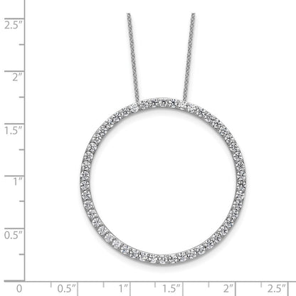 True Origin Lab Grown Diamond VS+ F+ Complete 18 in Eternity Pendant Necklace