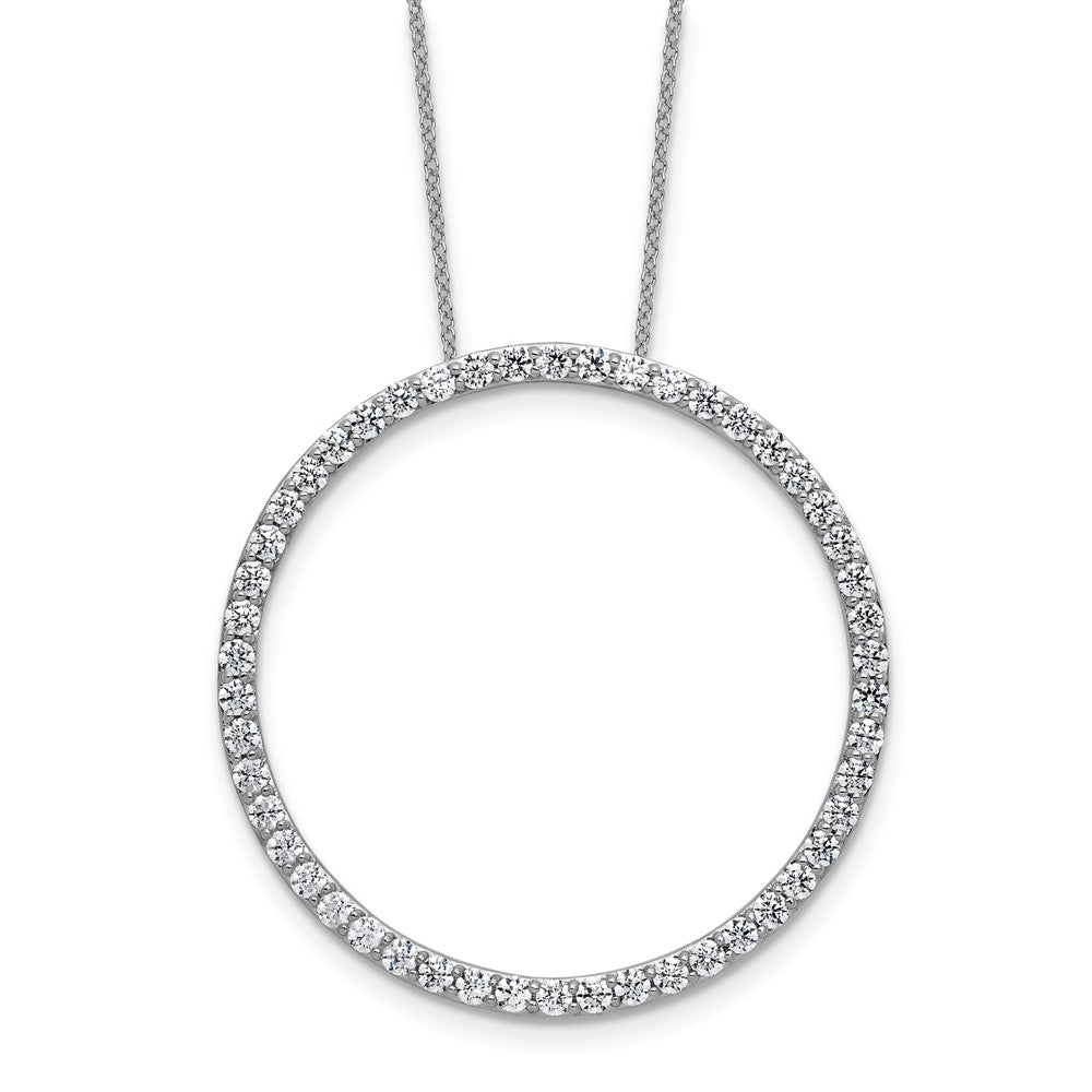 True Origin Lab Grown Diamond VS+ F+ Complete 18 in Eternity Pendant Necklace