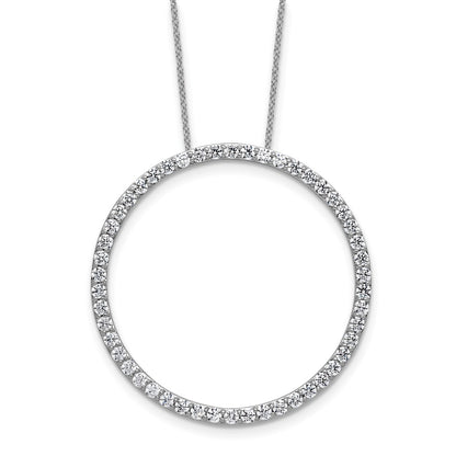 True Origin Lab Grown Diamond VS+ F+ Complete 18 in Eternity Pendant Necklace