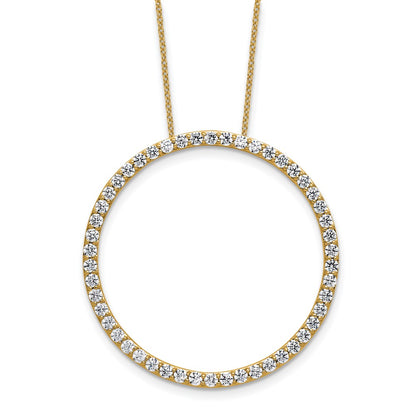True Origin Lab Grown Diamond VS+ F+ Complete 18 in Eternity Pendant Necklace