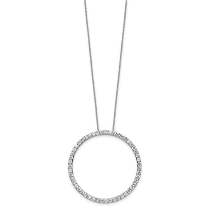 True Origin Lab Grown Diamond VS+ F+ Complete 18 in Eternity Pendant Necklace