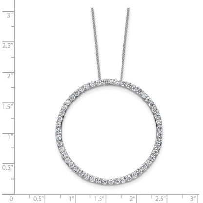 True Origin Lab Grown Diamond VS+ F+ Complete 18 in Eternity Pendant Necklace