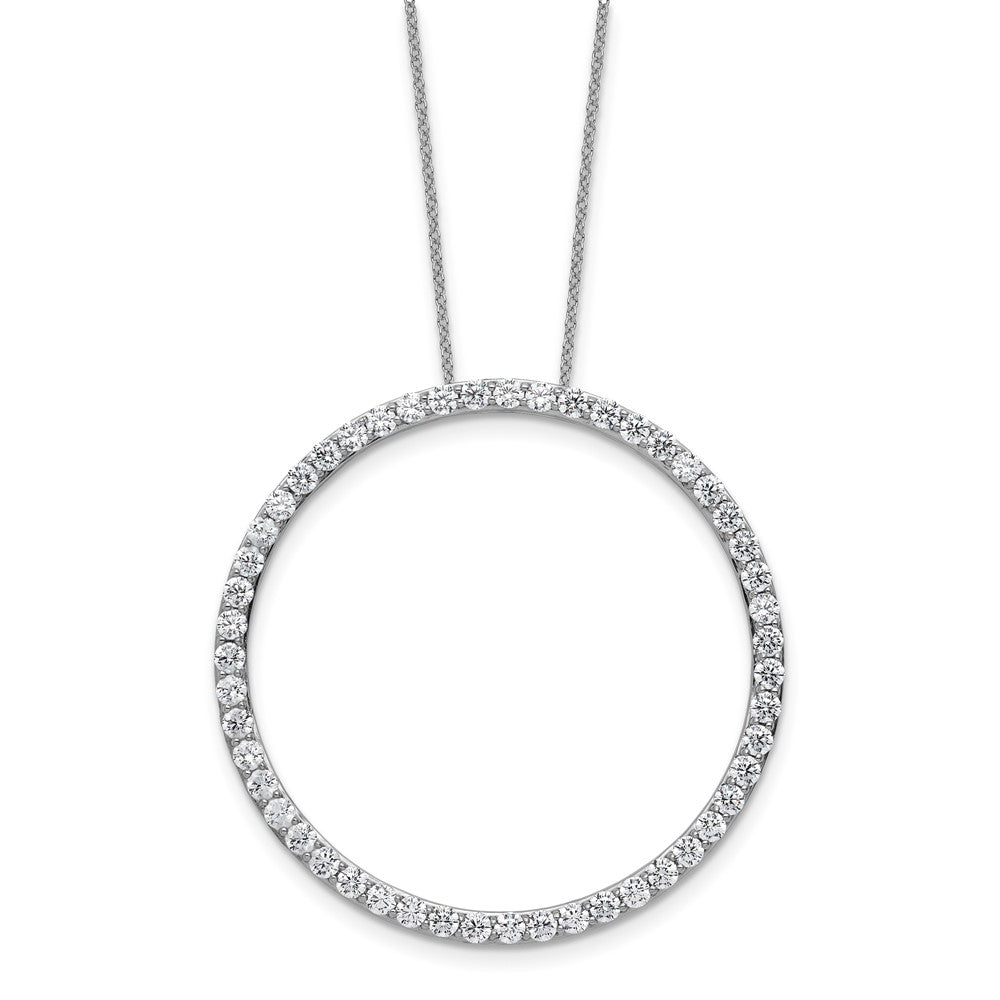 True Origin Lab Grown Diamond VS+ F+ Complete 18 in Eternity Pendant Necklace