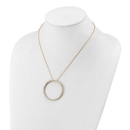 True Origin Lab Grown Diamond VS+ F+ Complete 18 in Eternity Pendant Necklace