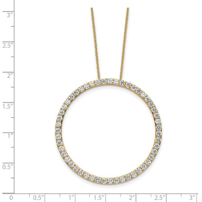 True Origin Lab Grown Diamond VS+ F+ Complete 18 in Eternity Pendant Necklace