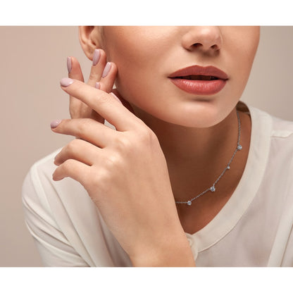 True Origin Lab Grown Diamond VS+ F+ Complete 12 Station 18 in Necklace