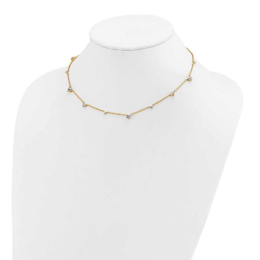 True Origin Lab Grown Diamond VS+ F+ Complete 12 Station 18 in Necklace
