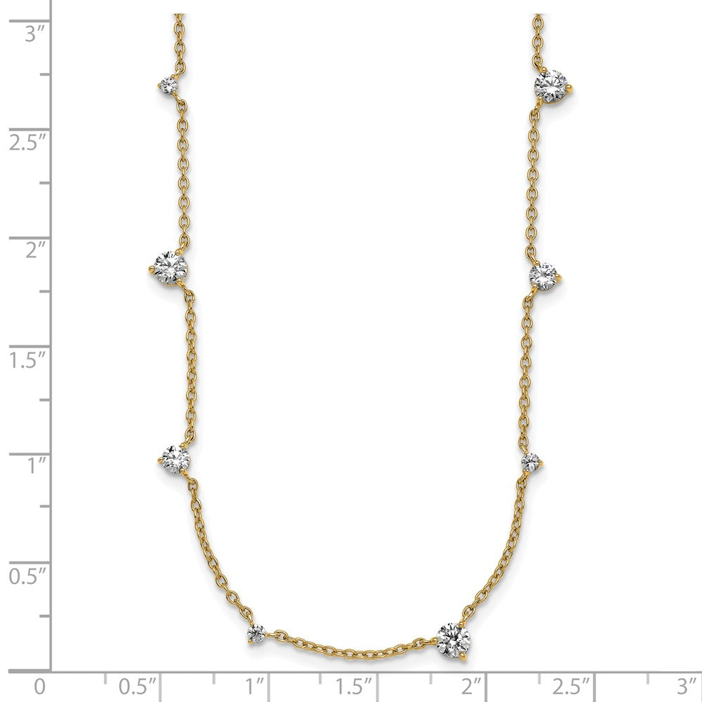 True Origin Lab Grown Diamond VS+ F+ Complete 12 Station 18 in Necklace