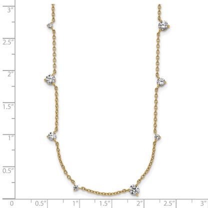 True Origin Lab Grown Diamond VS+ F+ Complete 12 Station 18 in Necklace
