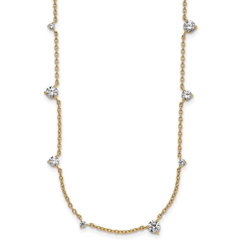 True Origin Lab Grown Diamond VS+ F+ Complete 12 Station 18 in Necklace
