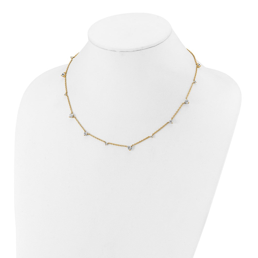 True Origin Lab Grown Diamond VS+ F+ Complete 12 Station 18 in Necklace