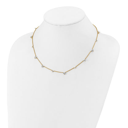True Origin Lab Grown Diamond VS+ F+ Complete 12 Station 18 in Necklace