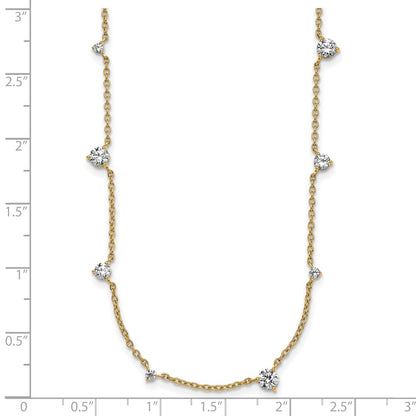 True Origin Lab Grown Diamond VS+ F+ Complete 12 Station 18 in Necklace