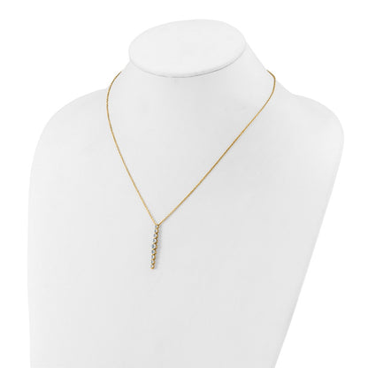 True Origin Lab Grown Diamond VS+ F+ 18 in Complete Vertical Slide Necklace