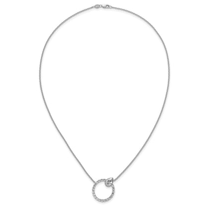 True Origin Lab Grown Diamond VS+ F+ Complete Pear Bezel-Set Eternity Necklace