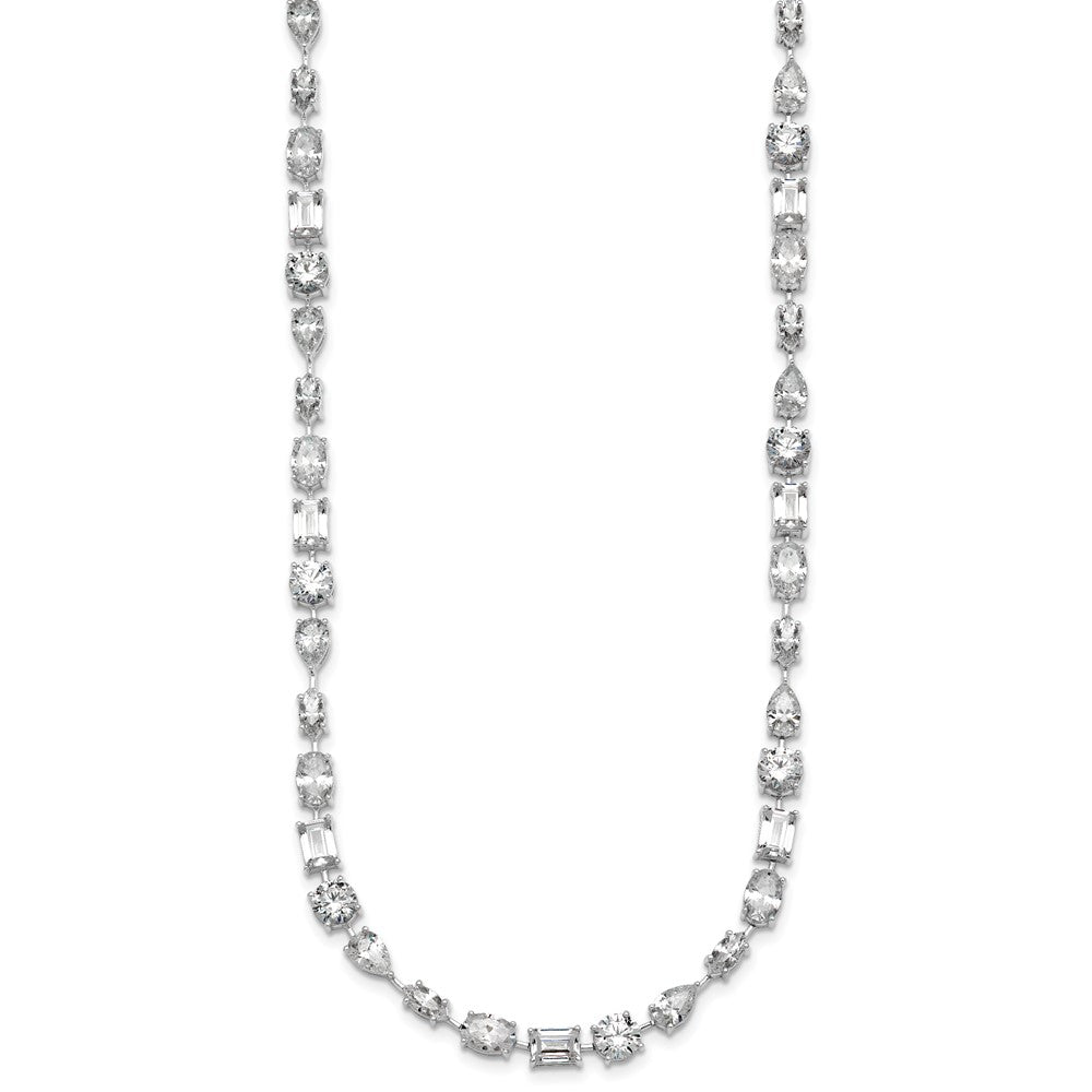 True Origin Lab Grown Diamond VS+ F+ Complete Mixed Bezel-Set Necklace