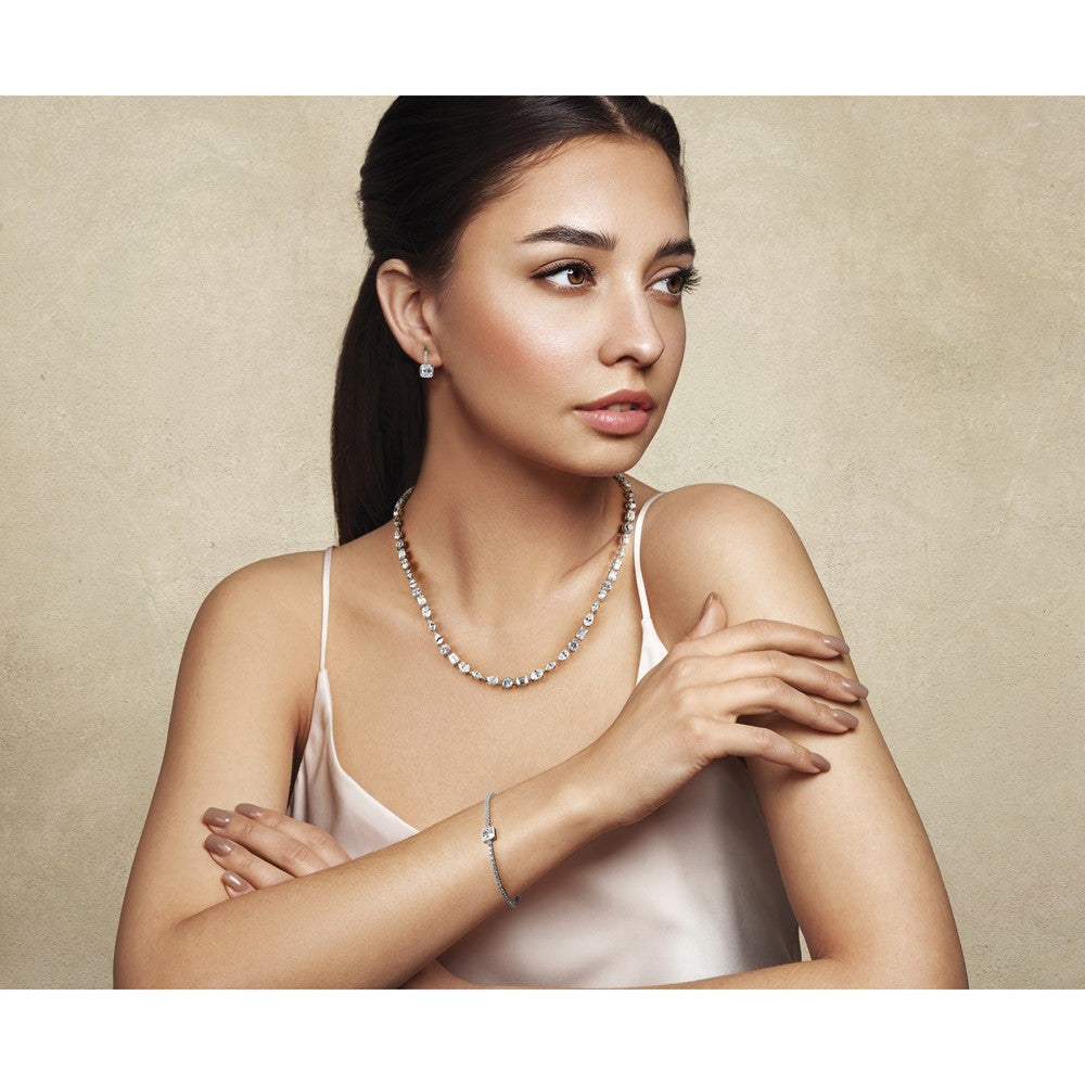 True Origin Lab Grown Diamond VS+ F+ Complete Mixed Bezel-Set Necklace
