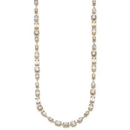 True Origin Lab Grown Diamond VS+ F+ Complete Mixed Bezel-Set Necklace