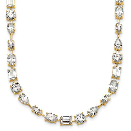 True Origin Lab Grown Diamond VS+ F+ Complete Mixed Bezel-Set Necklace