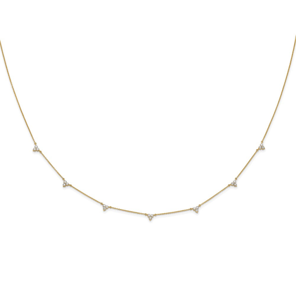 True Origin Lab Grown Diamond VS+ F+ Complete 7 Station 18 in Necklace