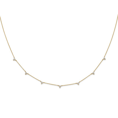 True Origin Lab Grown Diamond VS+ F+ Complete 7 Station 18 in Necklace
