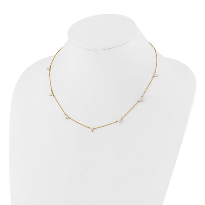 True Origin Lab Grown Diamond VS+ F+ Complete 7 Station 18 in Necklace
