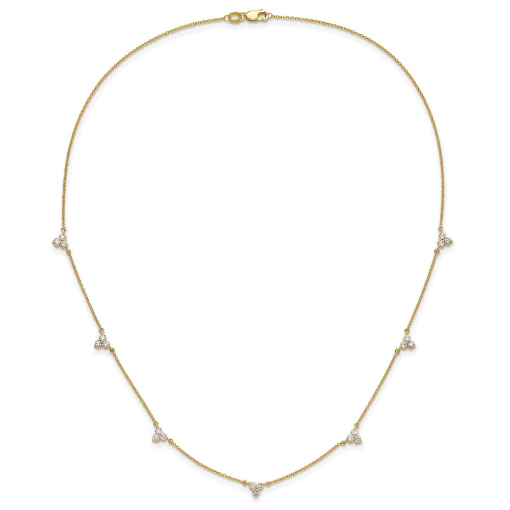 True Origin Lab Grown Diamond VS+ F+ Complete 7 Station 18 in Necklace