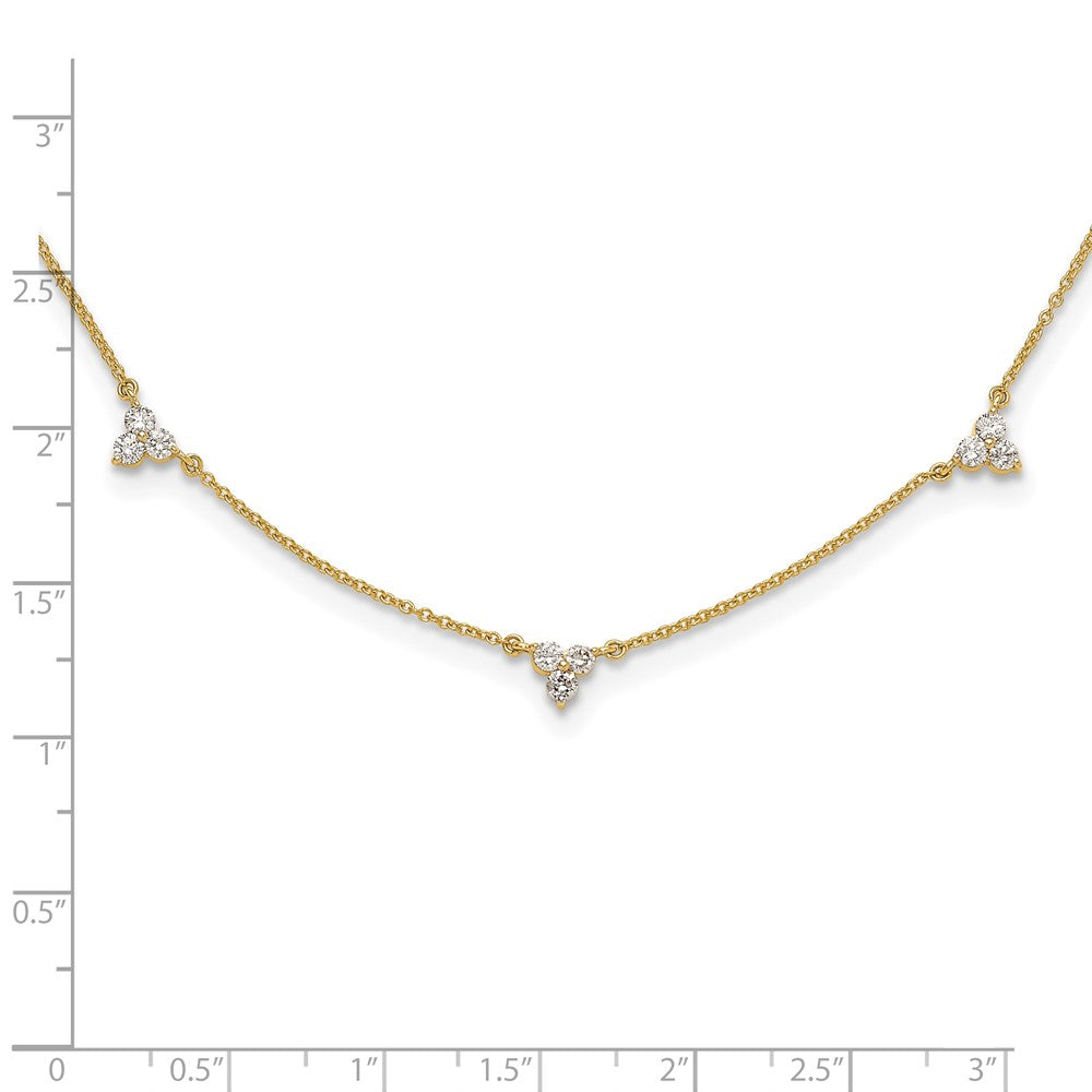 True Origin Lab Grown Diamond VS+ F+ Complete 7 Station 18 in Necklace