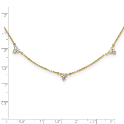 True Origin Lab Grown Diamond VS+ F+ Complete 7 Station 18 in Necklace
