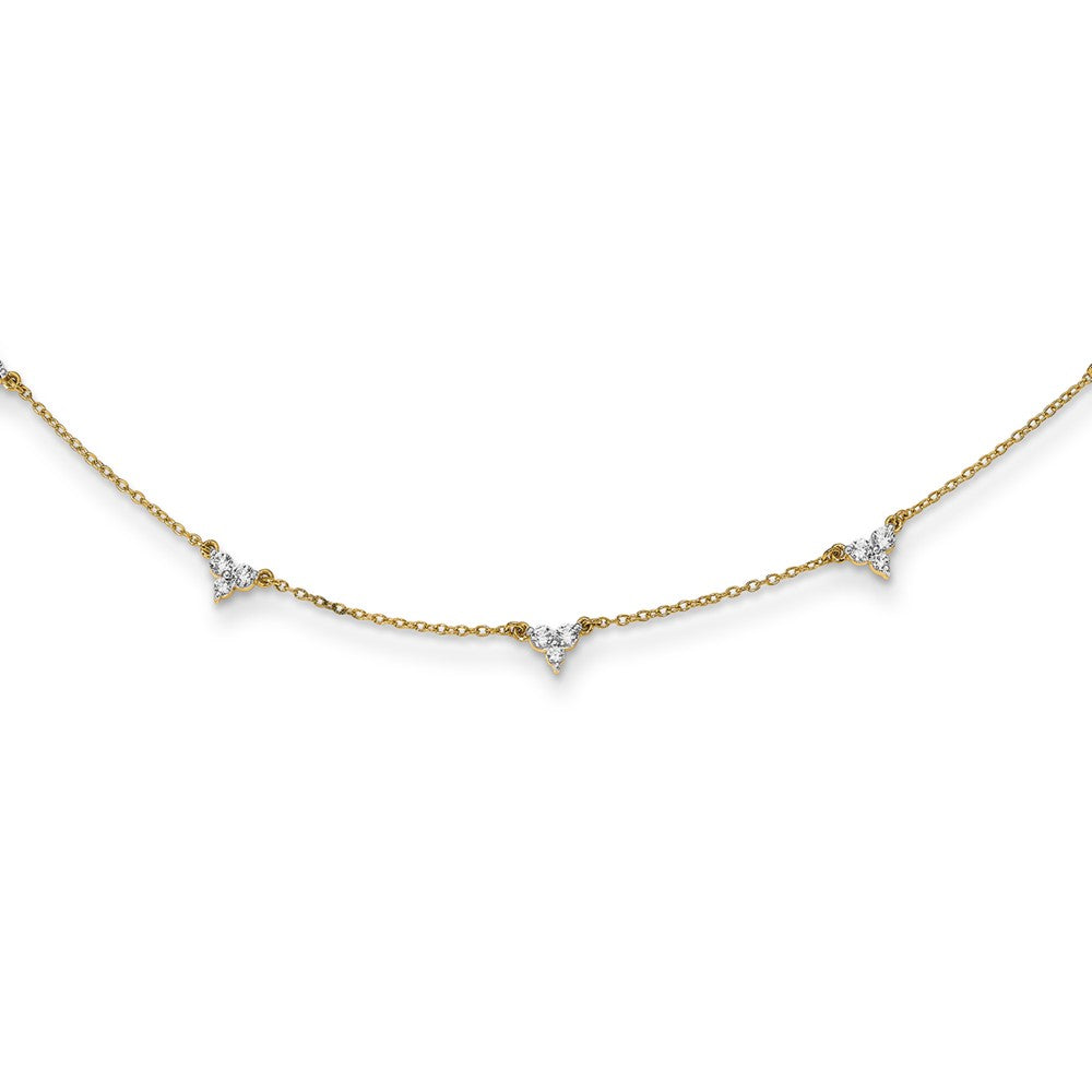 True Origin Lab Grown Diamond VS+ F+ Complete 7 Station 18 in Necklace