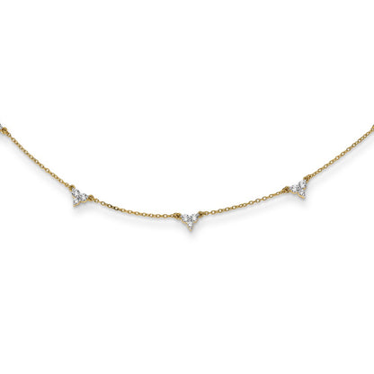 True Origin Lab Grown Diamond VS+ F+ Complete 7 Station 18 in Necklace