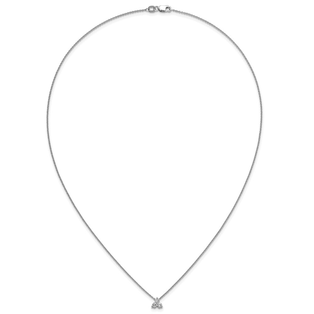 True Origin Lab Grown Diamond VS+ F+ 18 in Complete Cluster Necklace