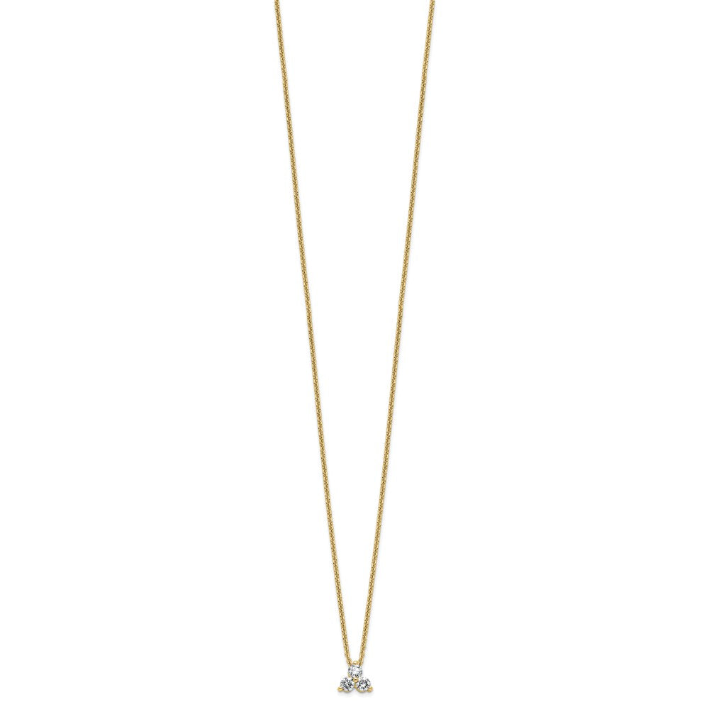 True Origin Lab Grown Diamond VS+ F+ 18 in Complete Cluster Necklace